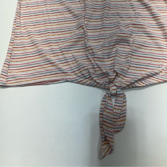 Lane Bryant Women’s Striped Sleeveless Tie Knot Front Top Size 18/20 - Picture 2 of 7